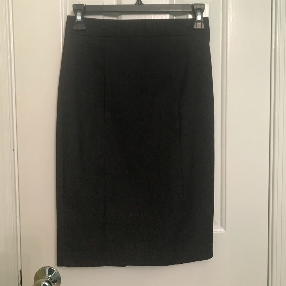 Grey Pencil Skirt